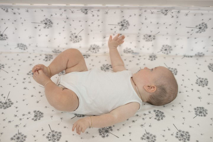 BabyMatex Prześcieradło z Gumką Dmuchawce 120x60